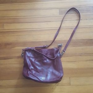 Piazza Convertible Leather Crossbody Bag